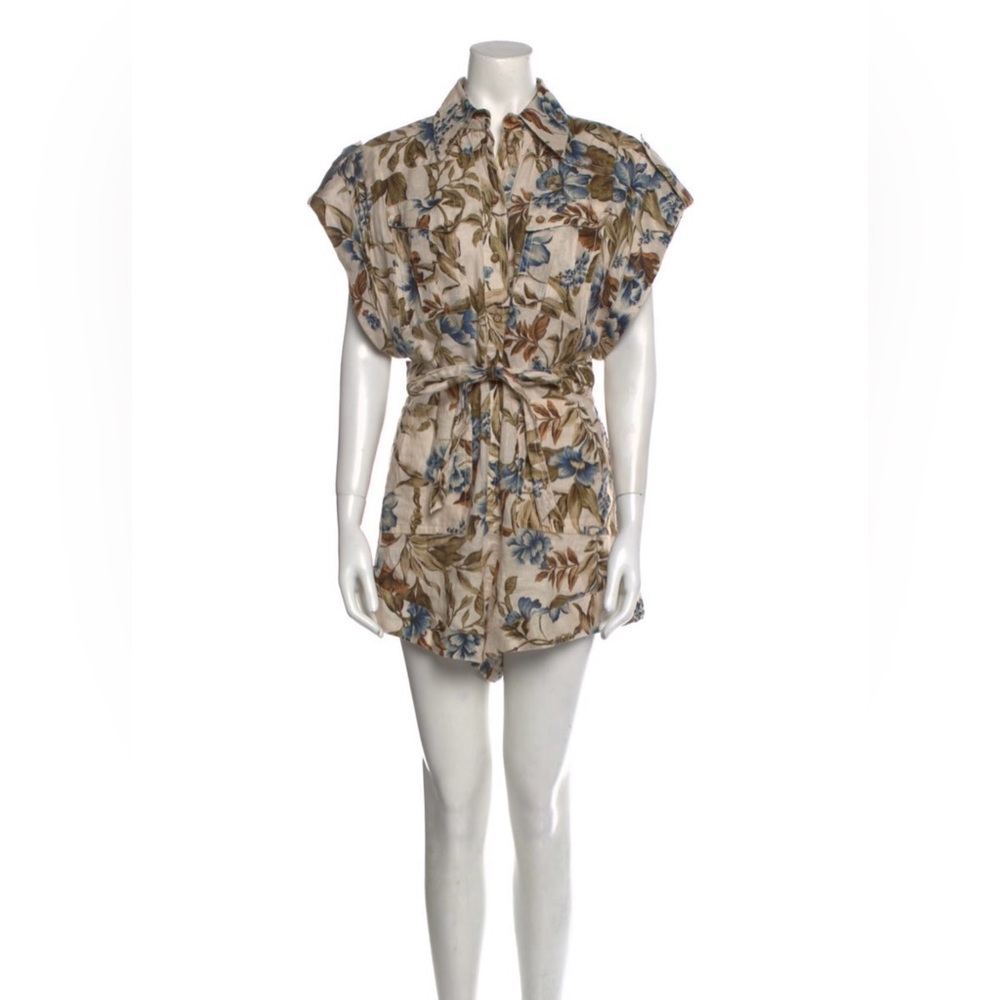 Zimmermann cuffed romper
